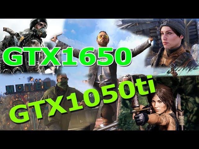Gigabyte GTX1650 VS Asus GTX1050ti Test Game Benchmark смотреть онлайн