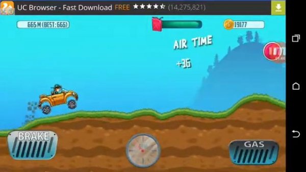 Play the game mountain car climb