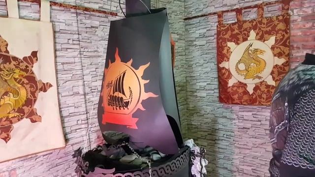 Такую бы Клим Жуков отбил себе: банная печь викингов Дракар. Новодел круче реконструкции смотреть онлайн