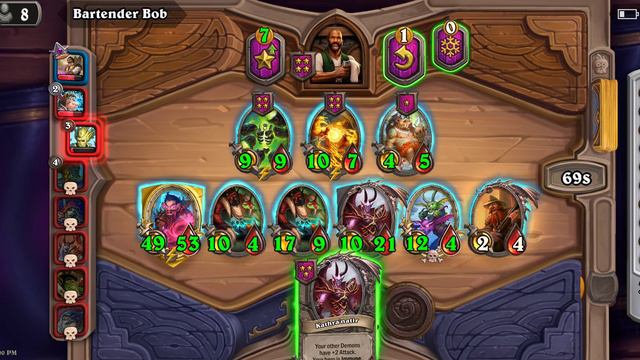 Battlegrounds Hearthstone losing with leVroggg ..lost my lead and finished 3rd смотреть онлайн