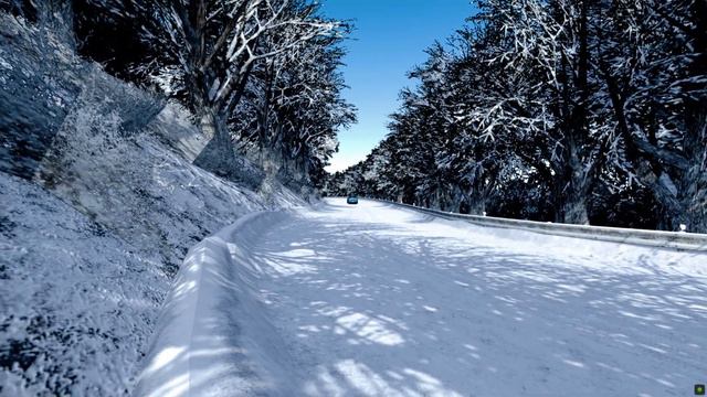 Subaru Impreza 22b | Mount Akina Downhill Winter смотреть онлайн