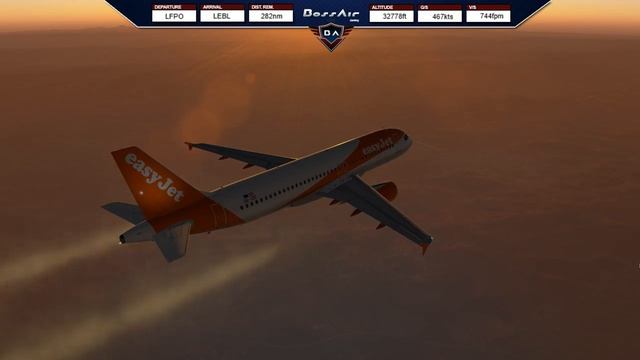 X-Plane 11 | Paris Orly (LFPO) - Barcelona (LEBL) | FlightFactor A320 + BSS Soundpack Update V1.3 смотреть онлайн
