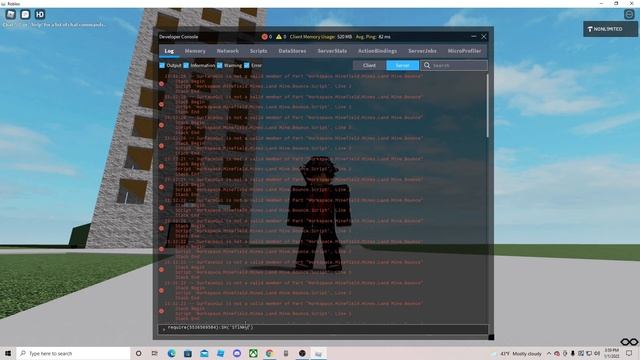Roblox Console Script Working (1/1/22) смотреть онлайн