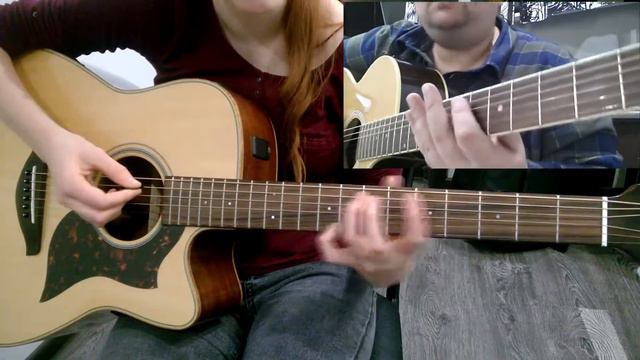 Bad Girl - Avril Lavigne - ученица Женя разбор вступления ч.1 смотреть онлайн