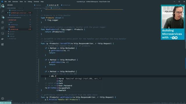 Building Microservices with Go: 4. More RESTful services смотреть онлайн