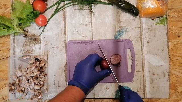 Мегабургер из батона