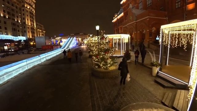 манежная площадь .Фестиваль «Волшебное путешествие в Рождество» смотреть онлайн