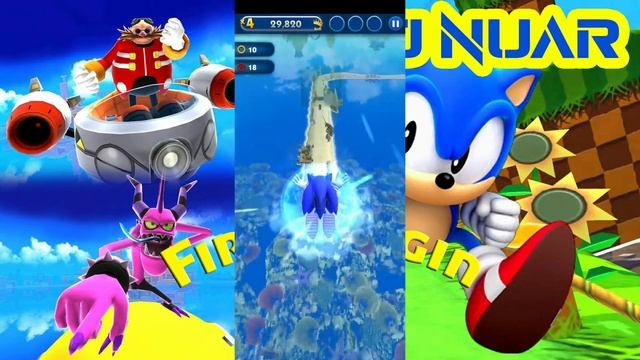Sonic Dash - First Login - Act 1 смотреть онлайн