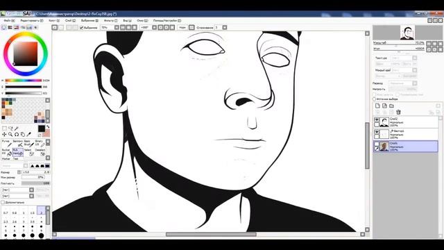 SPEED ART по ЦВЕТНОМУ АРТУ МЫШКОЙ [#SPEEDART #SPEEDPAINT #PHOTOSHOP #PAINTTOOLSAI] смотреть онлайн