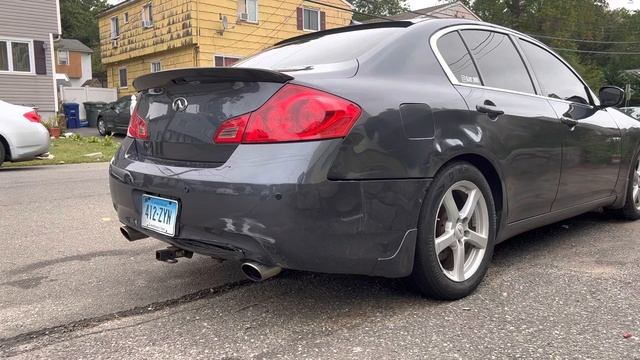 Infiniti g37 muffler and resonater delete cold start смотреть онлайн