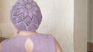 Будем вместе вязать берет крючком "Сиреневый туман" ?!