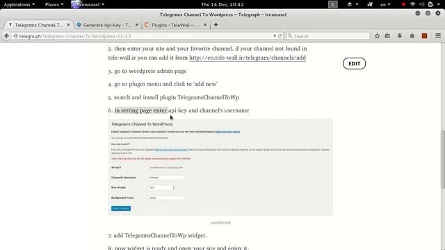 Add Telegram's Channel To Wordpress смотреть онлайн
