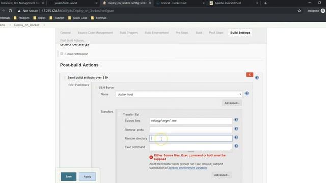 016 Jenkins Job to copy artifacts on to DockerHost | Computer Monk ? смотреть онлайн