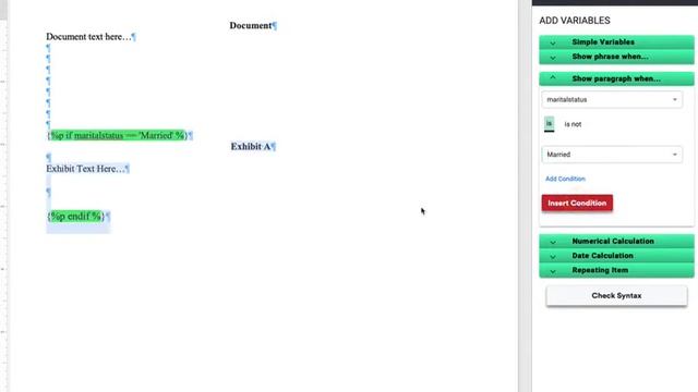 Removing Entire Conditional Pages (e.g., exhibit pages and sections) смотреть онлайн