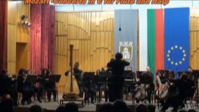 Mozart concerto in C for Flute and Harp conductor youngchillee смотреть онлайн