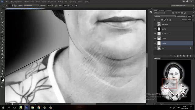Ретушь хорошего фото ( не обучающее видео) CS6, Wacom Intuos m, 4х смотреть онлайн