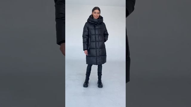 Зимнее пальто женское OHARA на био-пухе, Артикул CB-22505 смотреть онлайн