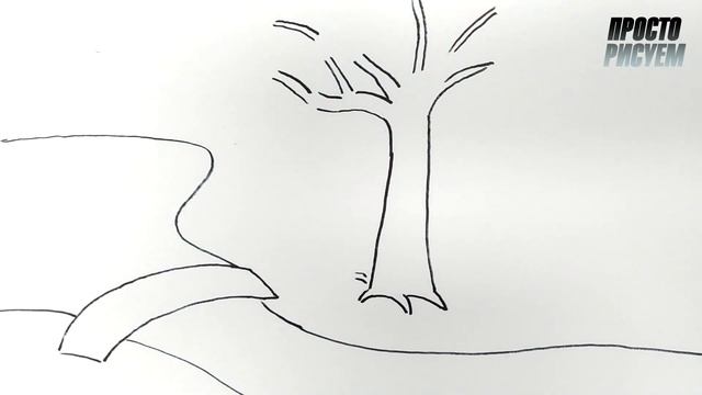 Как нарисовать Осенний пейзаж смотреть онлайн