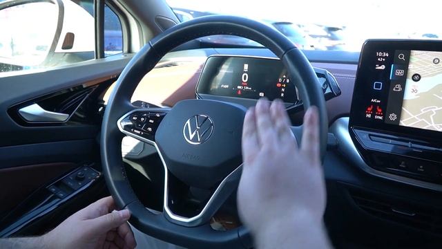 2021 Volkswagen ID.4 Pro S White | Video Tour with Aiden смотреть онлайн