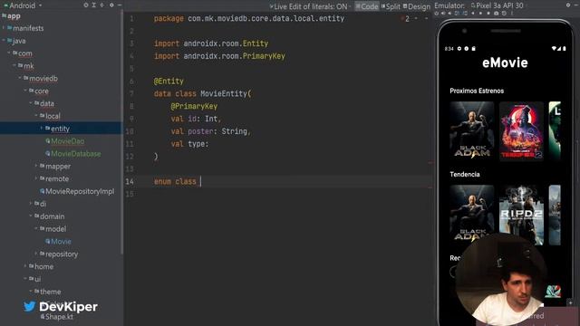 Programando Android: Jetpack Compose, Clean Architecture, SOLID! #2 - App de Peliculas смотреть онлайн
