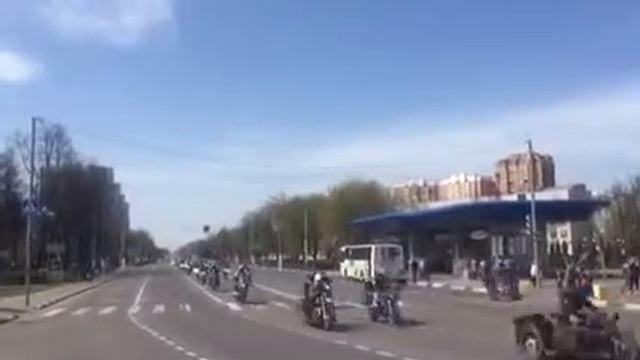 Открытие мотосезона 2017 г. Подольск, Троицк смотреть онлайн