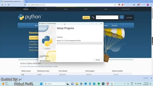 How to install Python 3.11.2 on Windows 10/11 || Downloading python and run python program || 2023 смотреть онлайн
