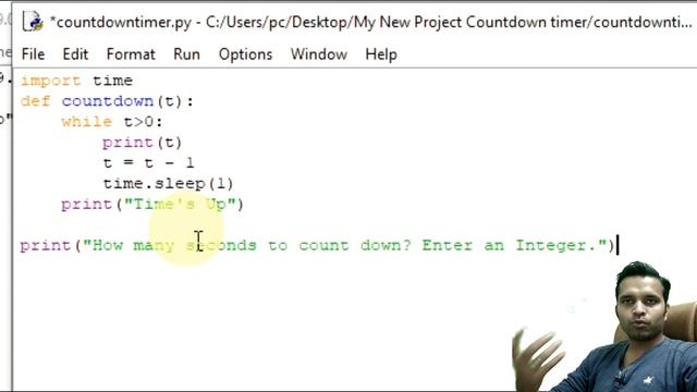 Make a Countdown Timer with Python Programming | For Beginners смотреть онлайн