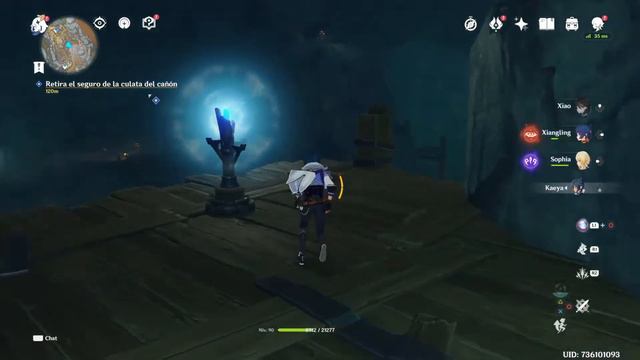 SOLUCIÓN MISIÓN: RETIRA EL SEGURO DE LA CULATA DEL CAÑON De GENSHIN IMPACT