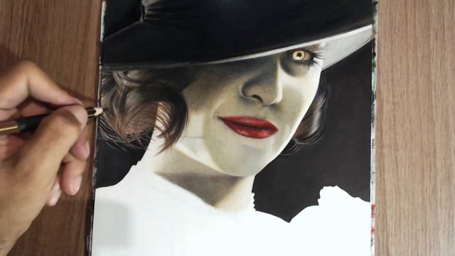 DRAWING LADY DIMITRESCU RESIDENT EVIL 8 VILLAGE смотреть онлайн