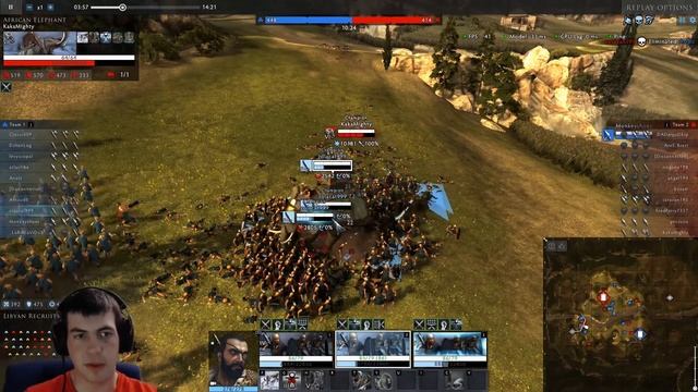 Total War Arena - Carthage Infantry Battle - Hannibal - Tier 4 Libyan Recruits Guide смотреть онлайн