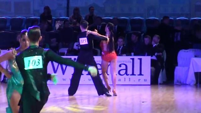 WDSF Youth Latin 1/16 cha cha Maxim Bagin - Polina Dymshakova смотреть онлайн