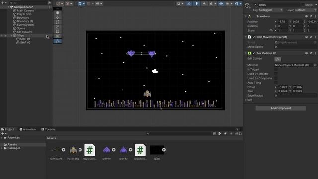 Space Invader Movement (Let's Make An Arcade Game Like Space Invaders!)--Unity Tutorial смотреть онлайн