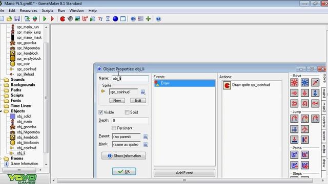 GameMaker Mario Tutorial - Part 5 смотреть онлайн