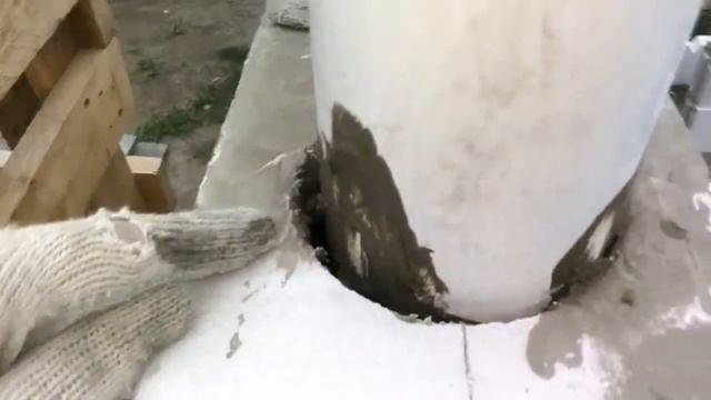 30. Кладка армированной колонны. смотреть онлайн