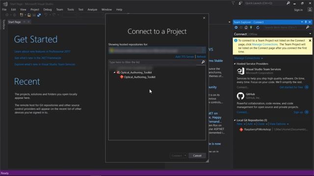 Using Git with Visual Studio смотреть онлайн