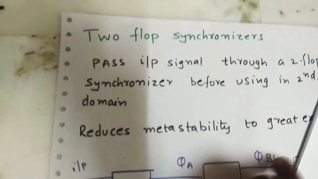 Two flop synchronizers (synchronization) or Flip Flop Synchronizers / FIFO-part4 смотреть онлайн