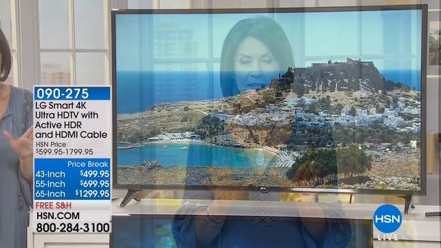 LG 43" Smart 4K Ultra HDTV with Active HDR and HDMI Cable смотреть онлайн