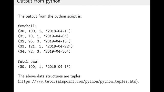 Short introduction to using SQL with python. смотреть онлайн