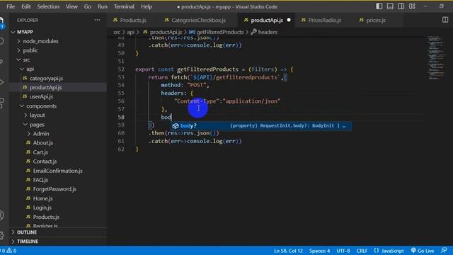 React and Express Connection Day 17b filter products by category part 2 смотреть онлайн