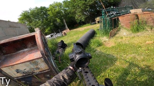 3 Player/GoPro, Team Perspective Airsoft Gameplay - CROWS at Twin Cities Airsoft смотреть онлайн