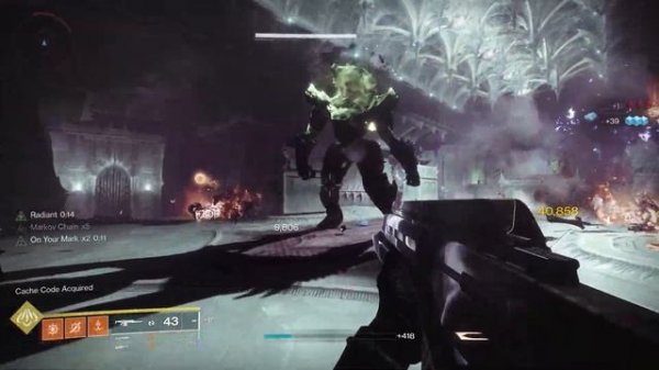 Monte carlo with Caliban's Hand Exotic combo feels insane! Solar 3.0 hunter build destiny 2