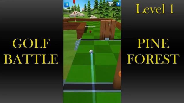 Golf Battle | Pine Forest | Level 1| Online Game смотреть онлайн