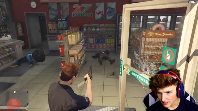 Playing GTA 5 As The POLICE In A 5 Star Chase.. (Mods)