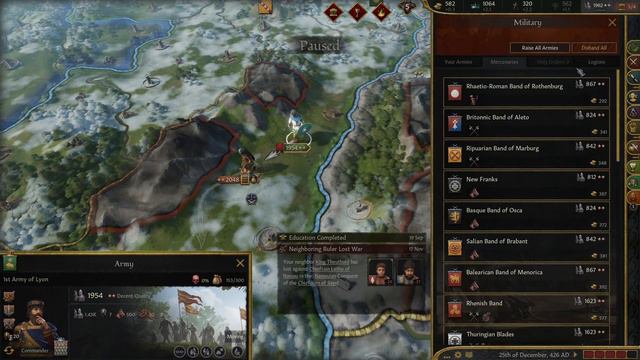Crusader Kings 3: Fallen Eagle - Gallia (E6) смотреть онлайн