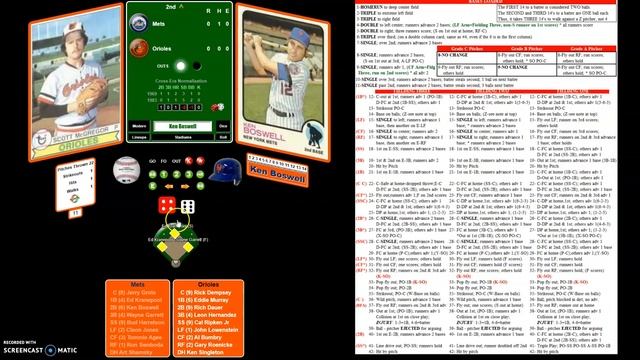 APBA Baseball Electronic Scoreboard for playing C & D (includes DVAL results boards) смотреть онлайн