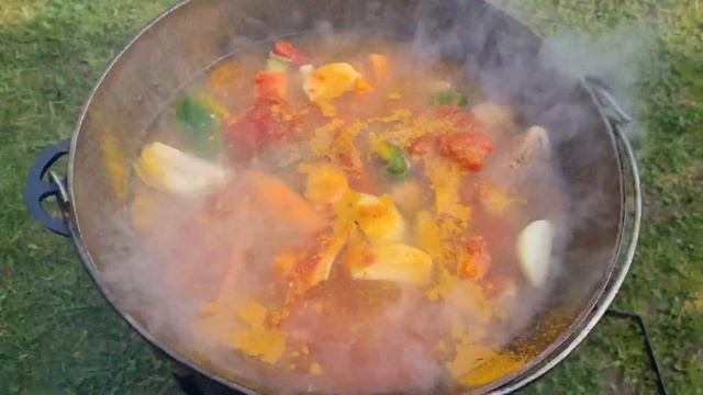 ШУРПА ИЗ ТЕЛЯТИНЫ В КАЗАНЕ НА ДРОВАХ. КЛАССИЧЕСКИЙ ВАРИАНТ. смотреть онлайн