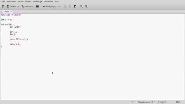 C Programmieren für Anfänger Tutorial #17 - Arrays смотреть онлайн