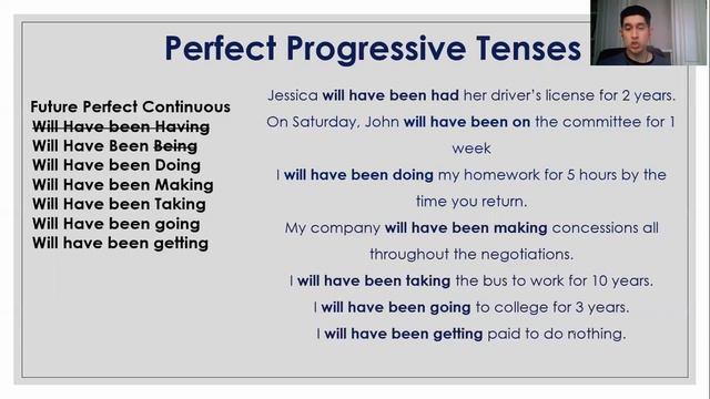 How to use the Future Perfect Continuous? 12 Verb Tenses смотреть онлайн