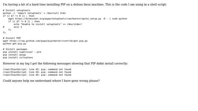 DevOps & SysAdmins: Installing PIP on debain - Unknown command pip смотреть онлайн