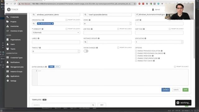 Installing Software Packages [Windows Automation] (Ansible Tower) смотреть онлайн